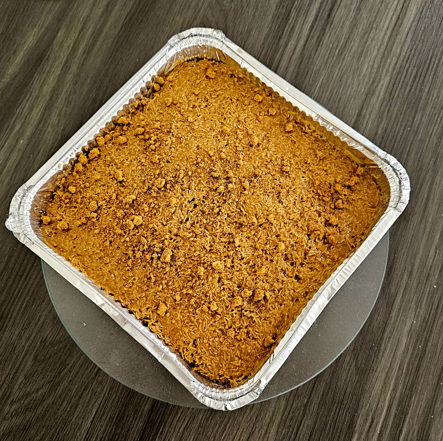 Biscoff Kunafa Cake Tray