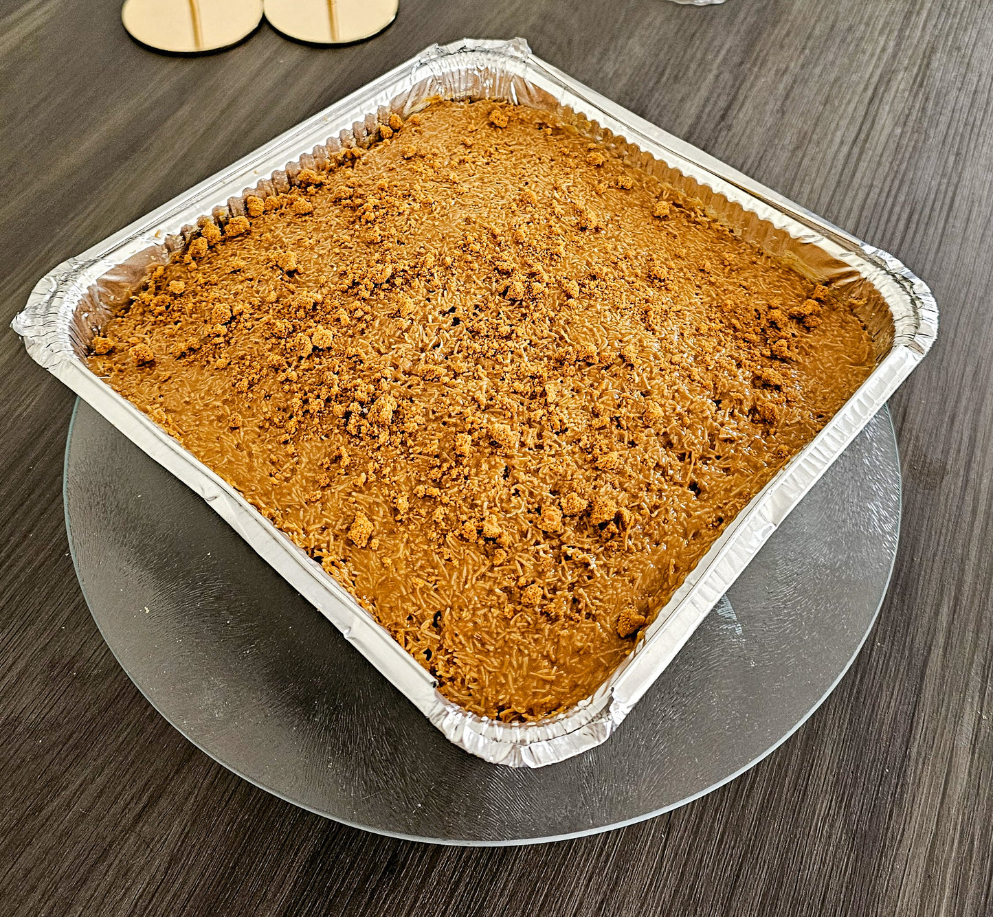 Biscoff Kunafa Cake Tray