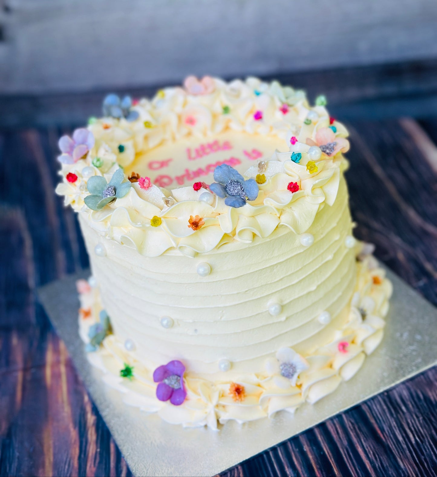 Pretty Floral Cake for Girls – Local Birthday Cake Shop in Barking & East Ham