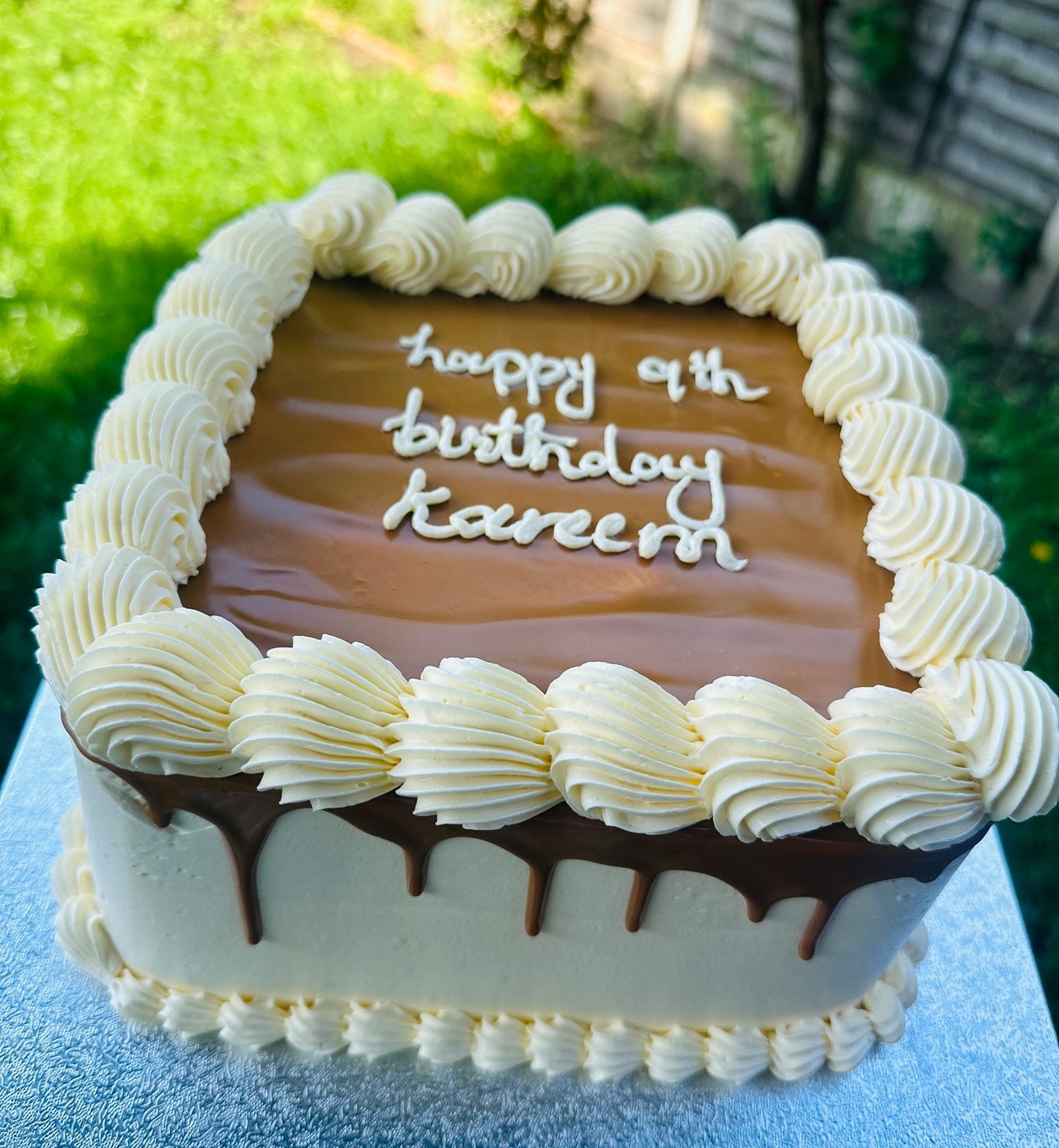 Same day Square Drip Cake delivery in Ilford