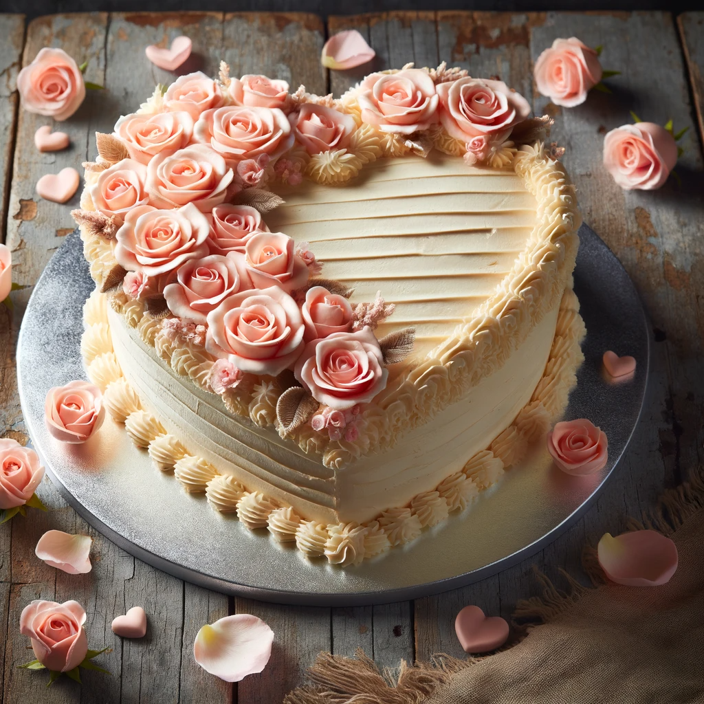 Vintage Elegance Delivered Today: Heart-Shaped Cakes