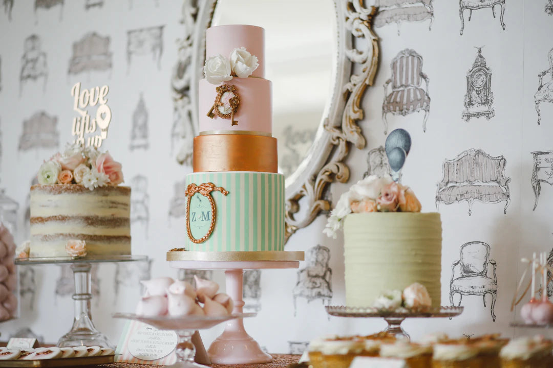 Elegant Vintage Heart Cakes for Life's Special Moments