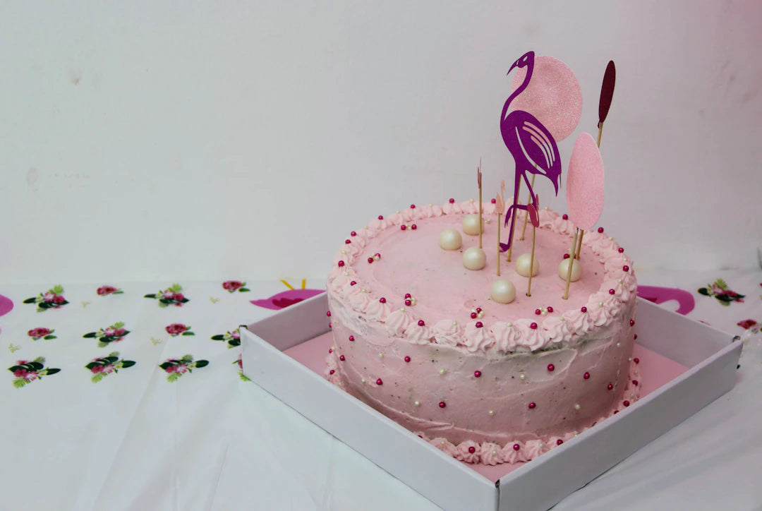 Elegant Heart Cakes for Gender Revelations and Celebrations