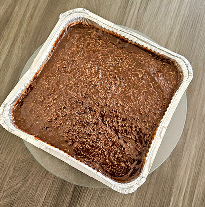 Chocolate Kunafa Cake Tray