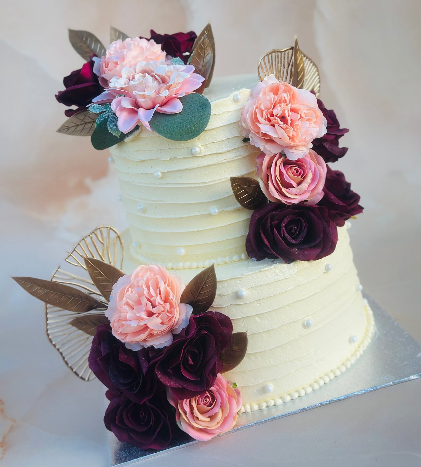 Eternal Bloom Wedding Cake Delivery East London