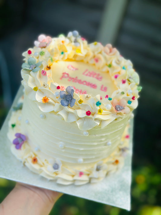 Floral Birthday Cake – Same Day Delivery in East London