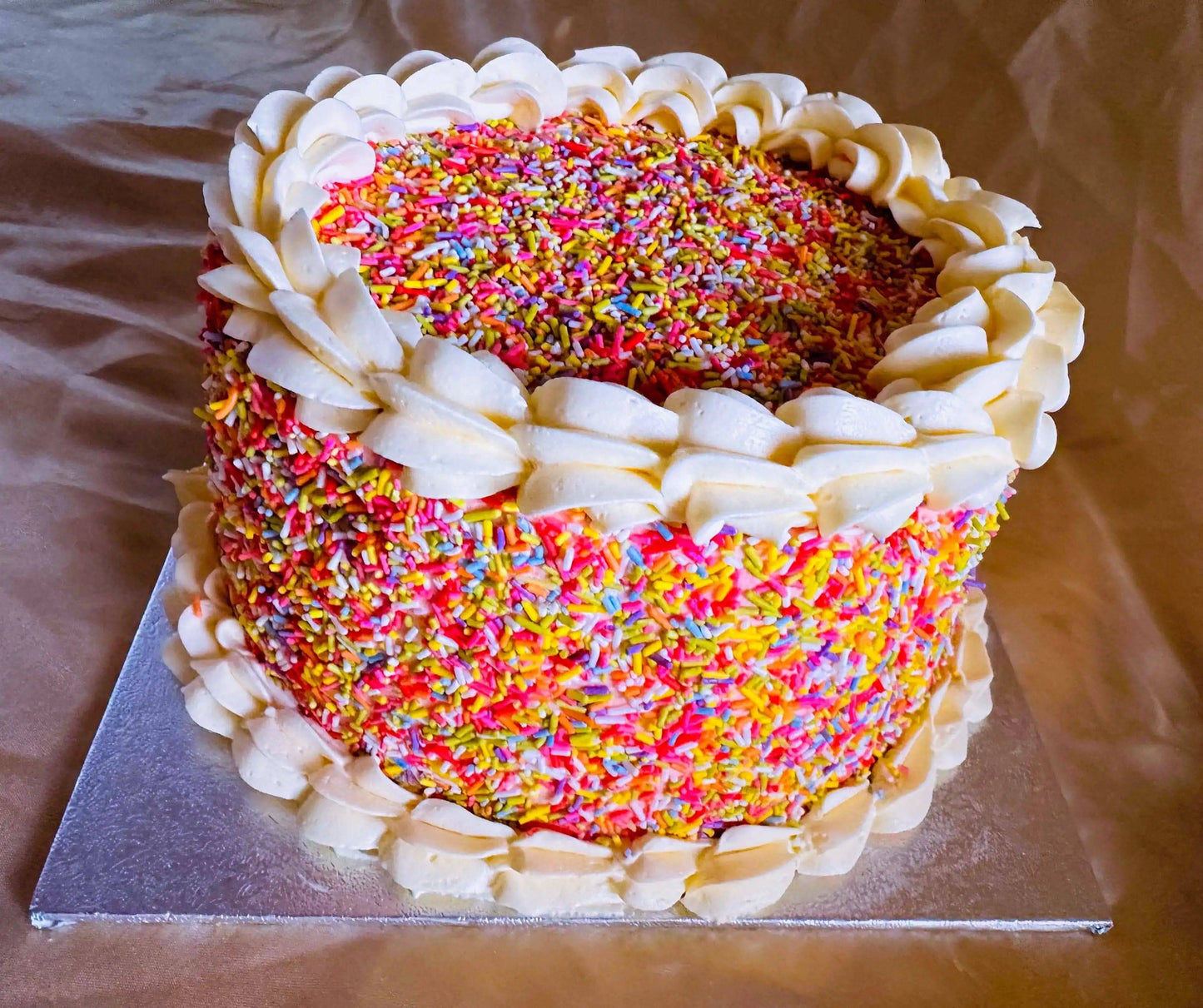 Fun Sprinkle Celebration Cake – Order Online in Romford, Ilford, and Dagenham