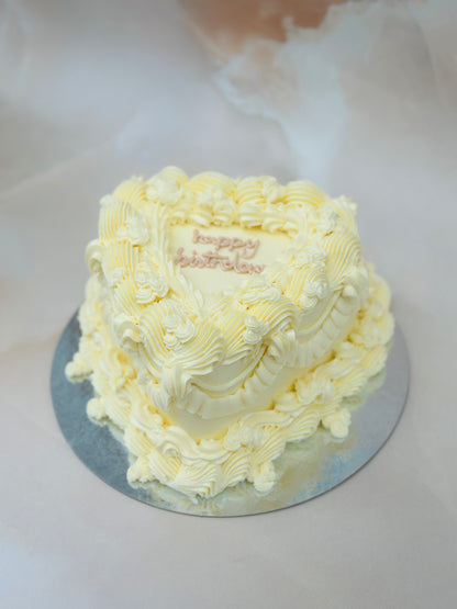 Classic Buttercream Heart Cake – Delivered in Ilford