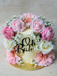 Pink Floral Celebration Cake