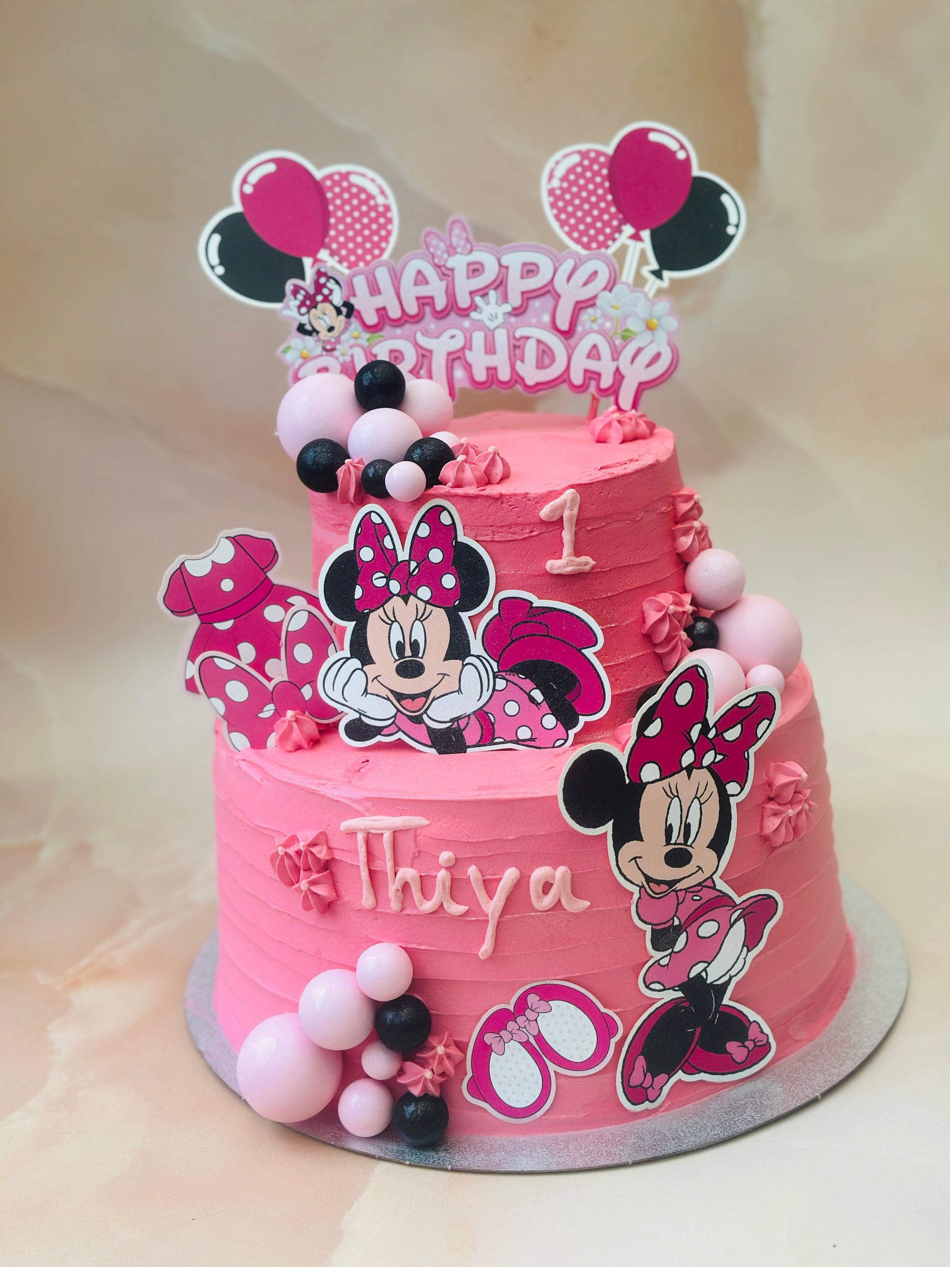 Pink Minnie Mouse Cake Delivery East London