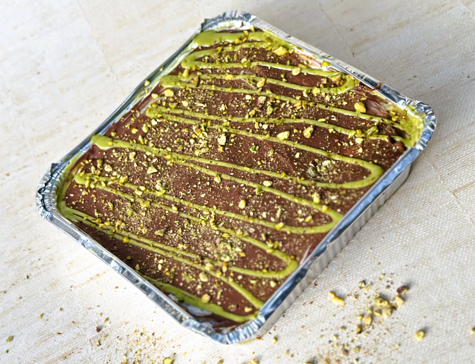 The Best Pistachio Dream Cake Tray in Romford and East London - Same and Next Day Delivery - Cake Trays