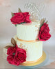 Scarlet Rose Wedding Cake