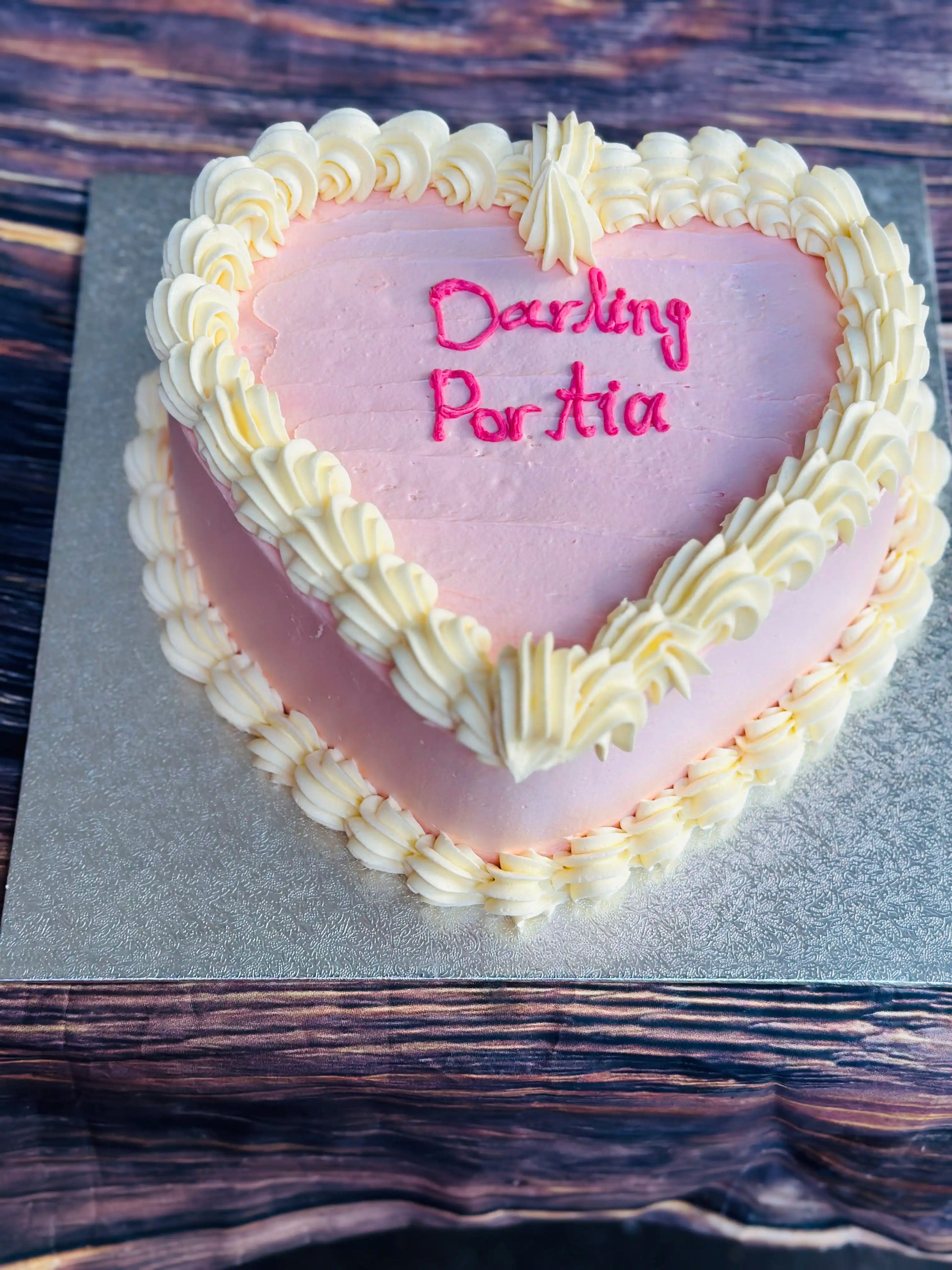 Romantic heart cake with strawberries and chocolate ganache, a best-seller in Dagenham - CakeTrays.co.uk.