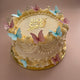 Butterfly 'Boy or Girl' Gender Reveal Cake