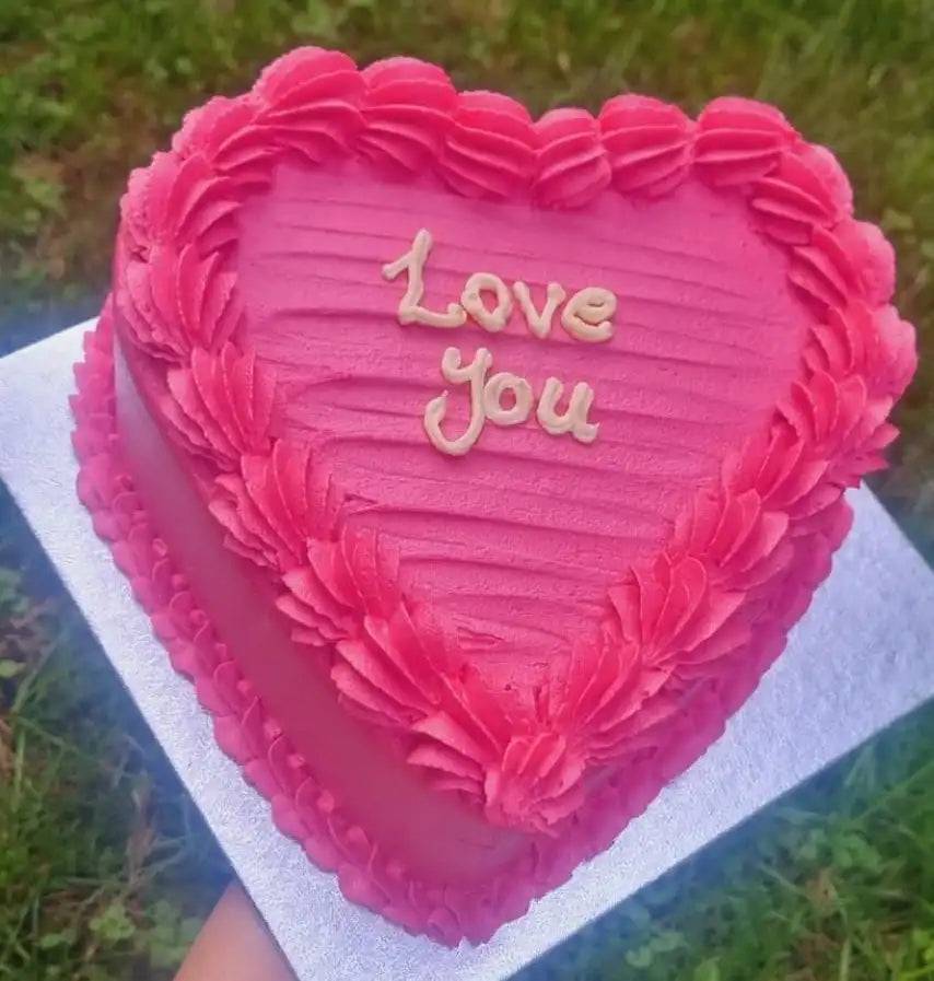 Heart Cake Same & Next Day Delivery in Romford from CakeTrays.co.uk