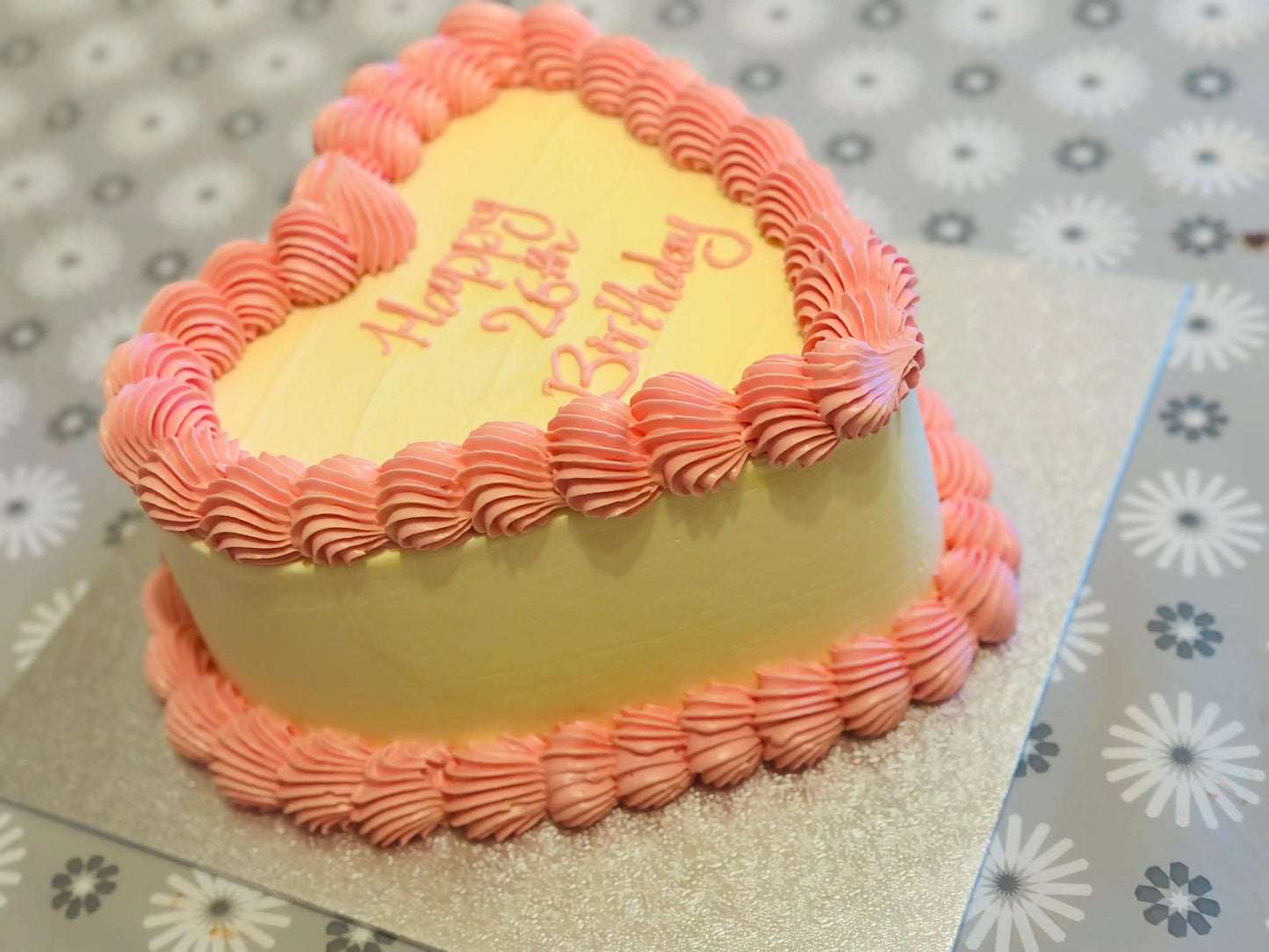 Heart Cake Same & Next Day Delivery in Romford from CakeTrays.co.uk