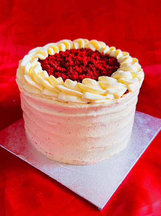 Red Velvet Cake Same & Next Day Delivery in Romford from CakeTrays.co.uk