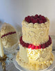 Lemon Vintage Lambeth Raspberry Two-Tier Cake