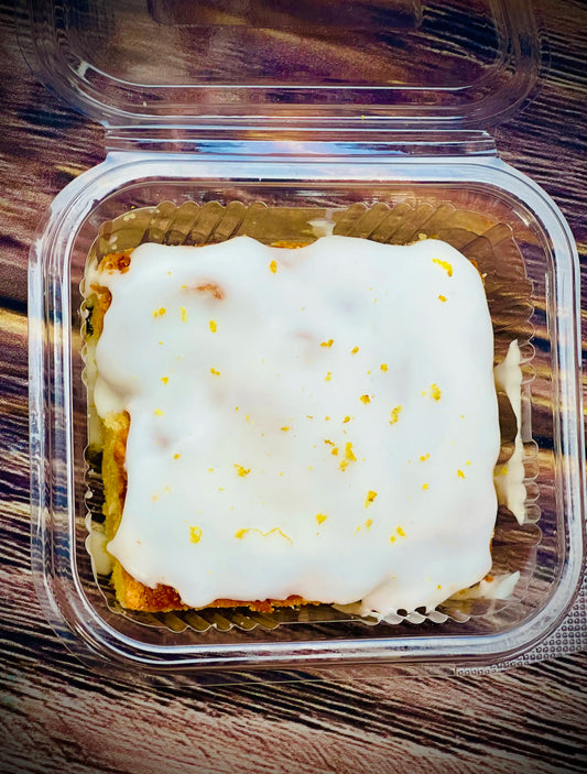 Lemon Cake Slice (Min Order x10 Slices)