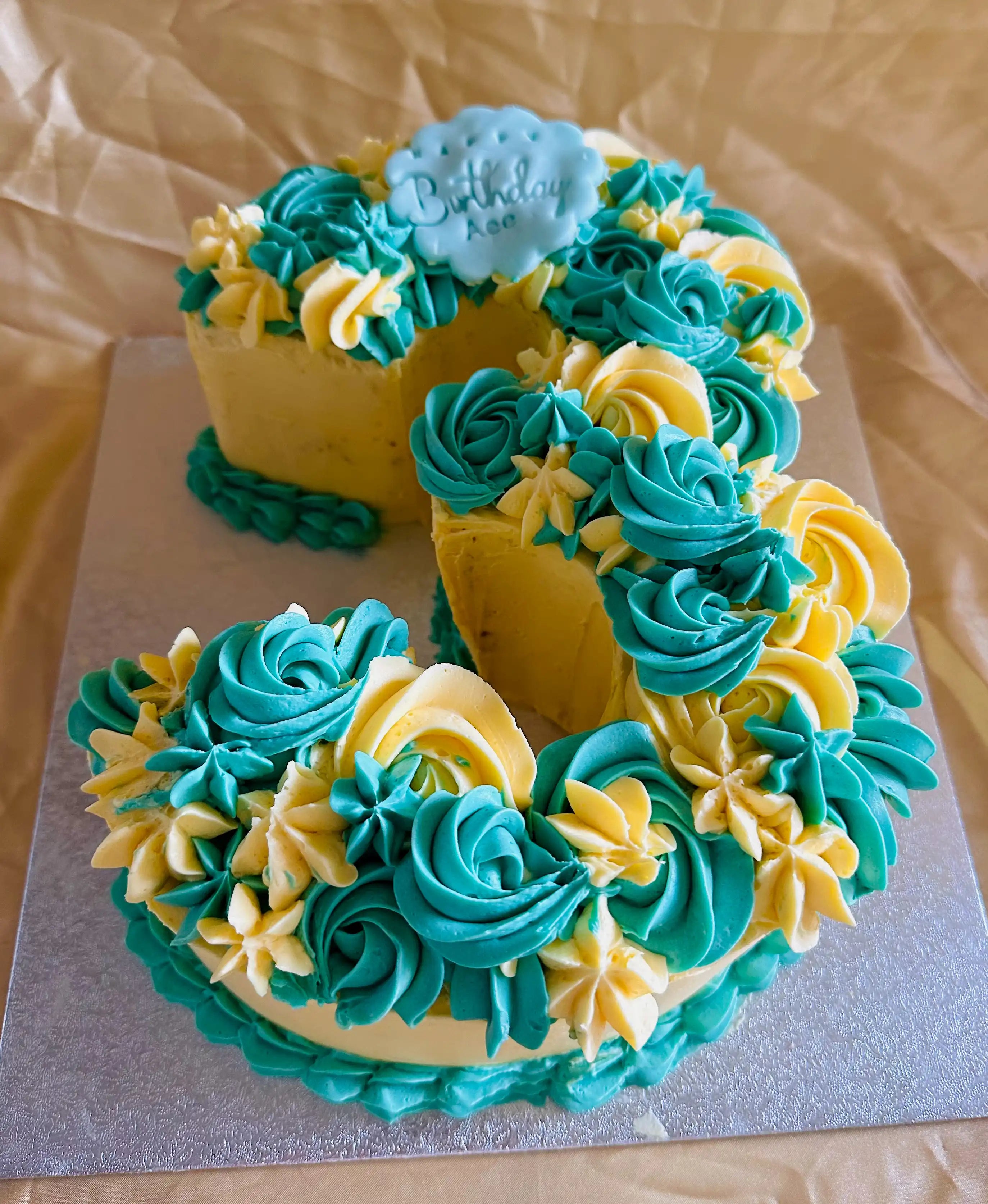 Number Cake Tutorial – Wish Upon a Cupcake