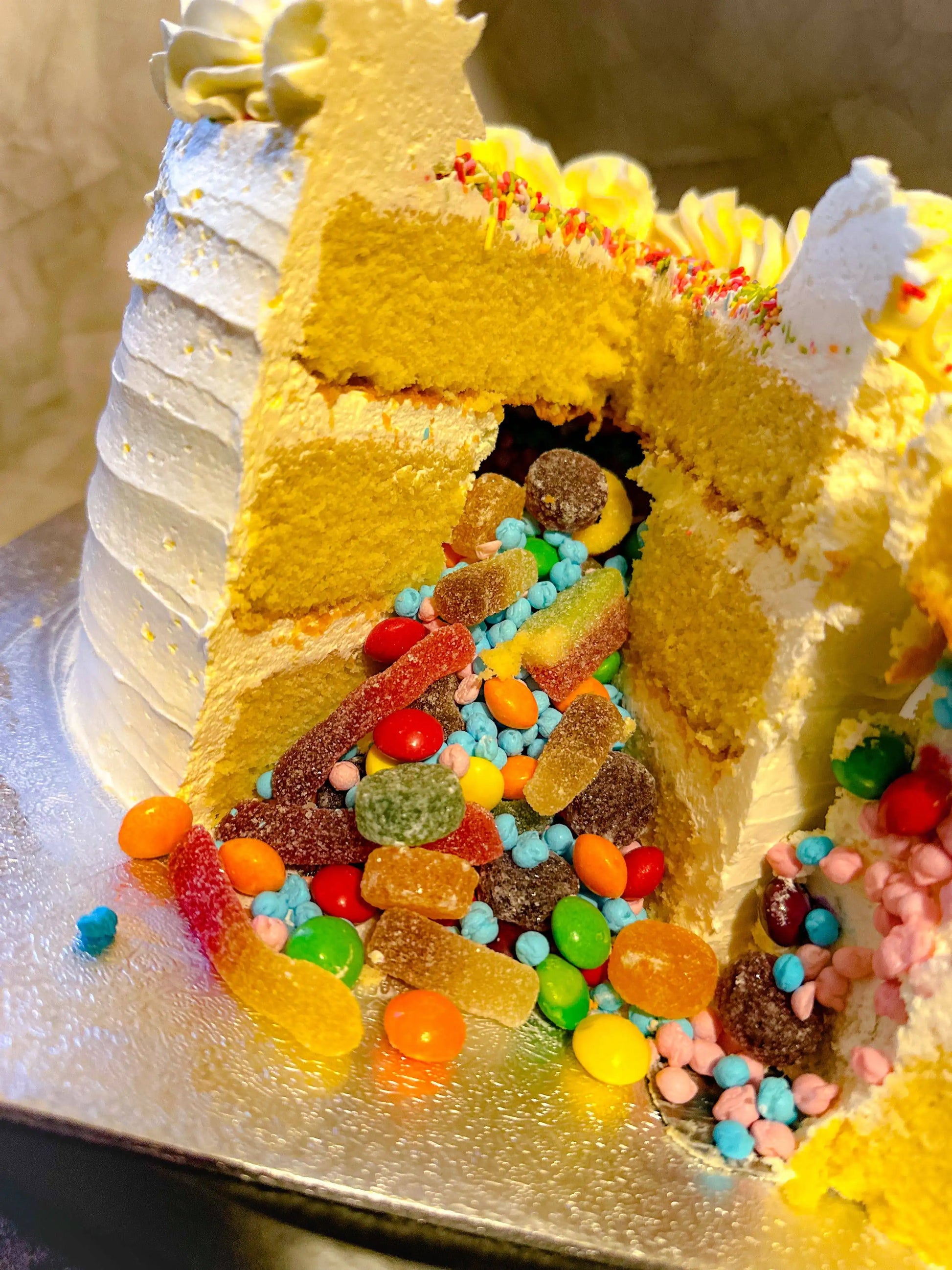 Pinata Birthday Cake - Premium Cakes & Dessert Bars from Cake Trays - Just £44.99! Shop now at Cake Trays
